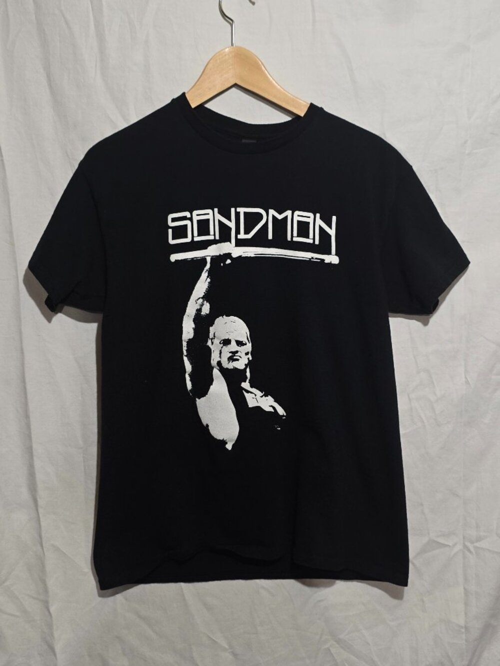 ECW SANDMAN Men's SS Crewneck